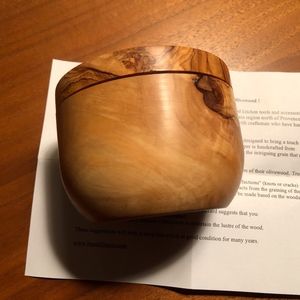 BERARD Olivewood SALT or Pepper Holder NIB KITCHEN